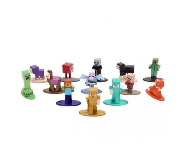Minecraft: Nano Metalfigs metalno iznenađenje figurica, razne vrste, 1 kom - Jada Toys