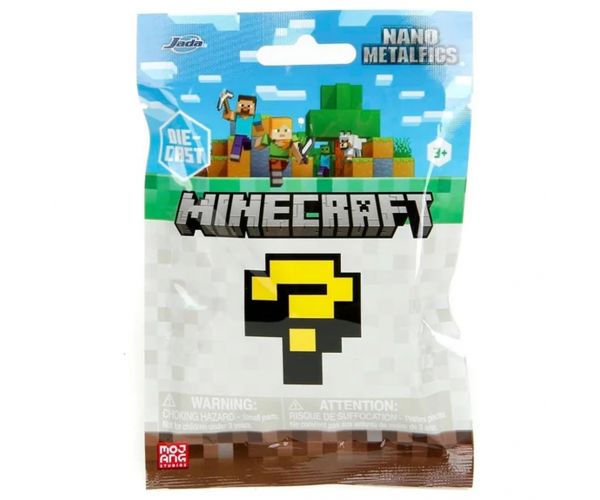 Minecraft: Nano Metalfigs metalno iznenađenje figurica, razne vrste, 1 kom - Jada Toys