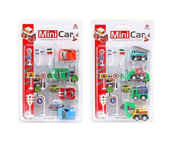 Mini Car: Set malih autića na povlačenje od 4 komada u dvije verzije