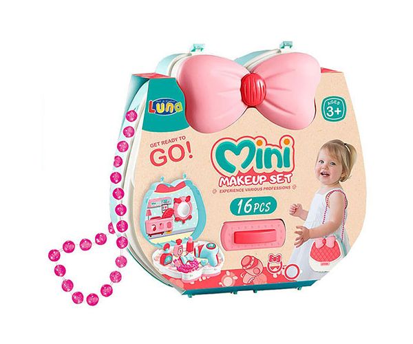 Mini igračka za šminkanje u maloj torbi od 16 komada