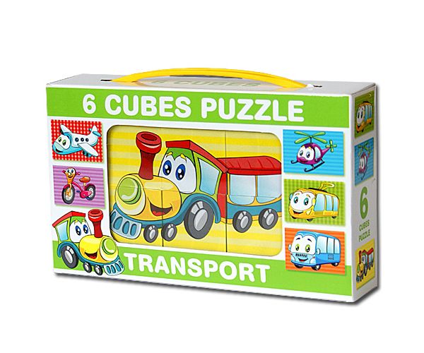 Mini kocke sa veselim vozilima - D-toys
