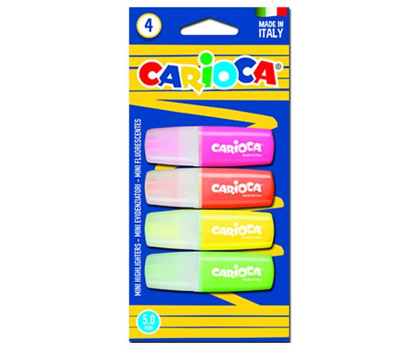 Mini textmarker set - Carioca