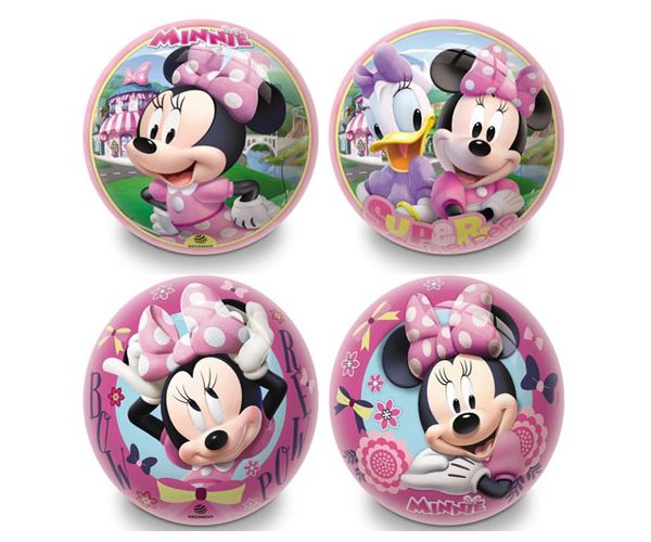 Minnie Mouse gumena lopta 14cm - 2 verzije