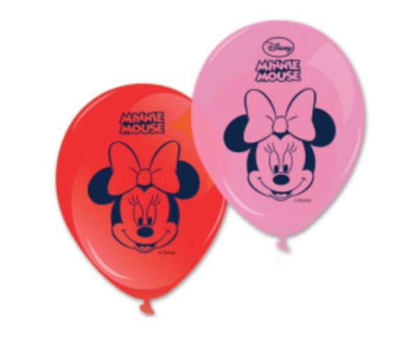 Minnie Mouse party baloni - 8 kom