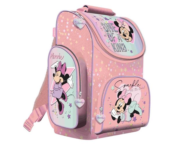 Minnie Mouse roza anatomska školska torba, ruksak 35x25x15cm
