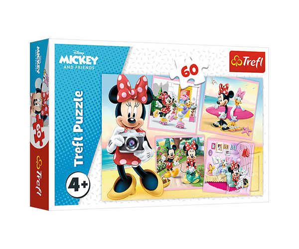 Minnie Mouse: Šarmantna Minnie puzzle 60kom - Trefl