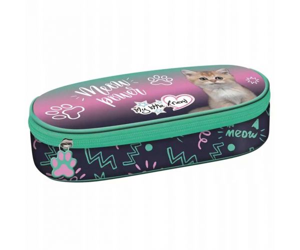 MLF Kitty Party cicás ovális tolltartó PC01 23x9,5x6cm