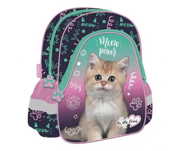 MLF Kitty Party cicás ovis hátizsák 25x30x10cm