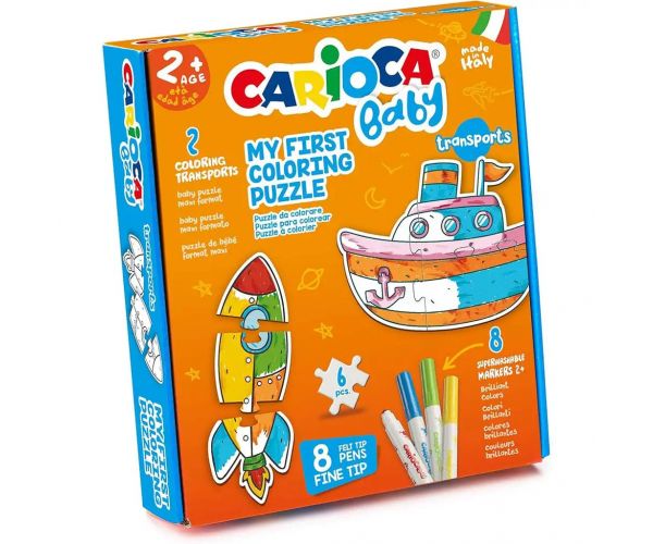 Baby első színezhető puzzle szettem - Carioca