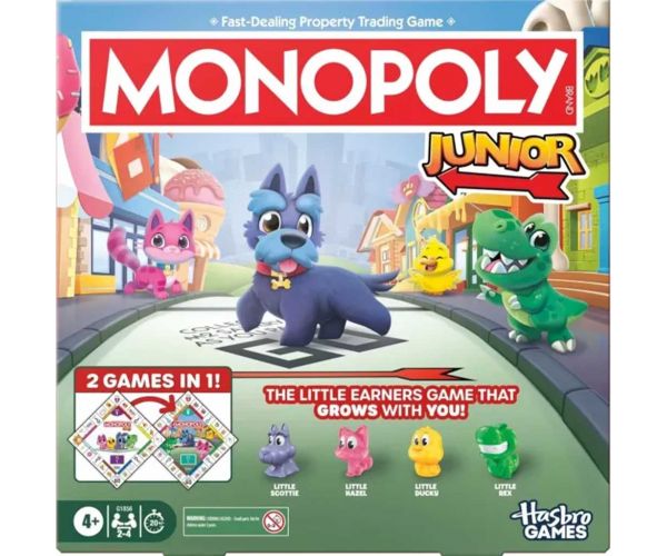 Monopoly Junior állatfigurás társasjáték - Hasbro