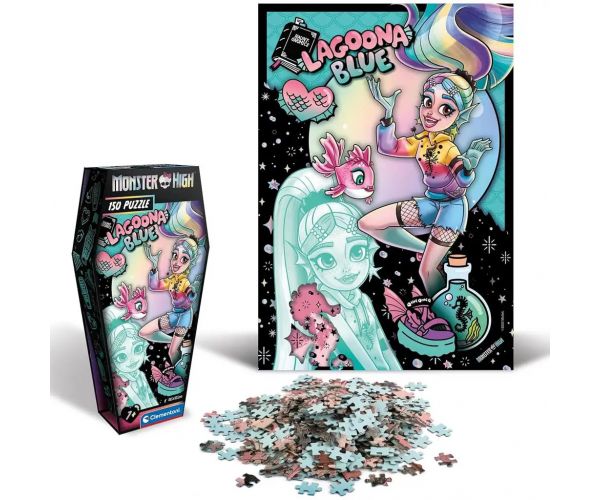 Monster High Lagoona Blue 150 db-os puzzle - Clementoni
