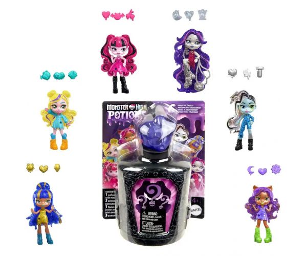 Monster High: Rémreveal meglepetés baba kiegészítővel - Mattel