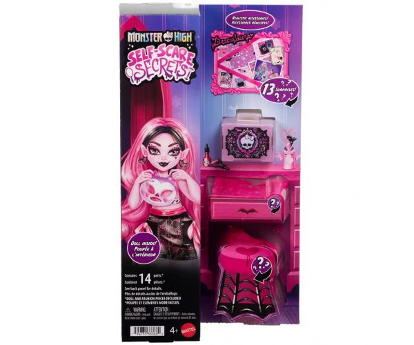 Monster High Rémségápolás Draculaura baba kiegészítőkkel - Mattel