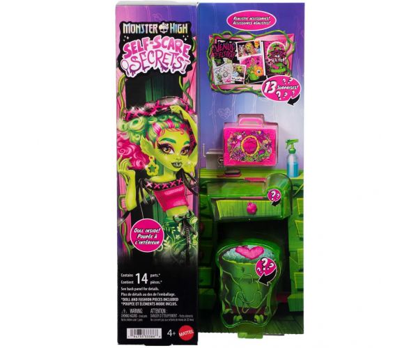 Monster High Rémségápolás Venus McFlytrap baba kiegészítőkkel - Mattel
