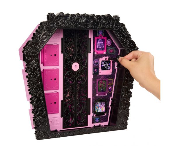 Monster High Strašno trendi garderoba s lutkom Draculaurom - Mattel