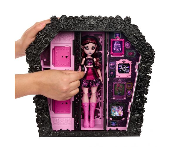 Monster High Strašno trendi garderoba s lutkom Draculaurom - Mattel