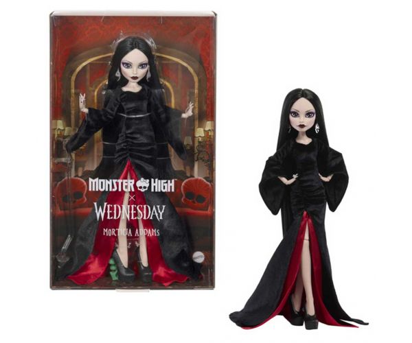 Monster High: Wednesday Mortica Adams baba 28cm - Mattel