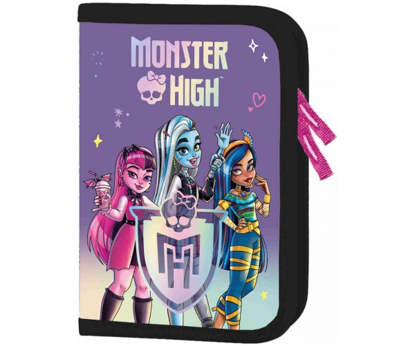 Monster High ljubičasta preklopna pernica 21x14x3,5cm