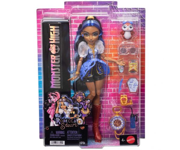 Monster High: Robecca Steam baba kiegészítőkkel - Mattel
