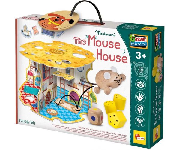 Montessori: The Mouse House - Egérlak társasjáték - Lisciani