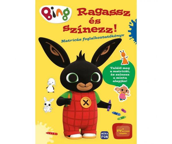 Móra: Bing - Ragassz és színezz matricás foglalkoztató füzet