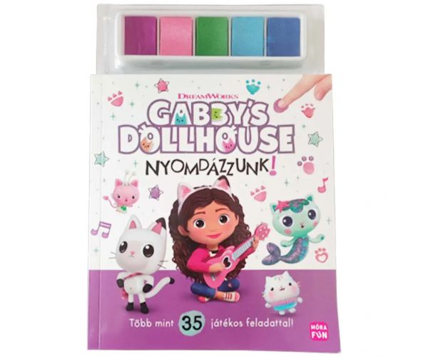 Móra: Gabi babaháza - Nyomdázzunk! foglalkoztató könyv