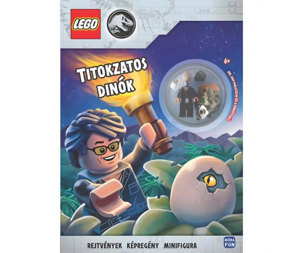 Móra: LEGO® Jurassic World - Titokzatos dinók Dr. Ian Malcom és a dinótojás minifigurával