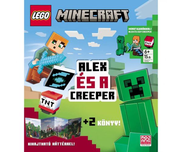 Móra: LEGO® Minecraft Alex és a creeper foglalkoztatókönyv