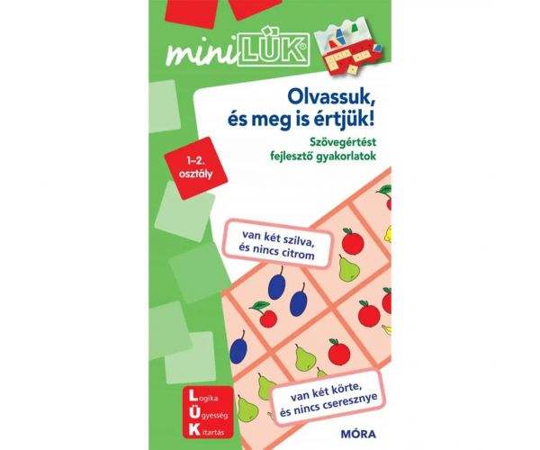 Móra: miniLÜK Olvassuk, és meg is értjük! - Szövegértést fejlesztő gyakorlatok