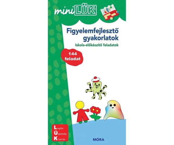Móra: miniLÜK Figyelemfejlesztő gyakorlatok - Iskola előkészítő feladatok