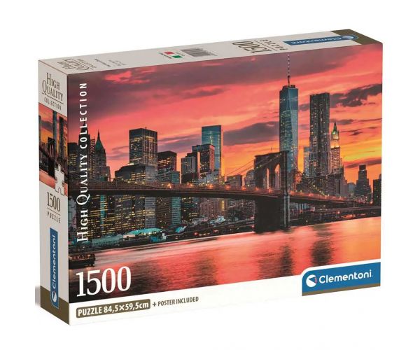 Híd az alkonyatban 1500db-os HQC puzzle 84,5x59,5cm - Clementoni