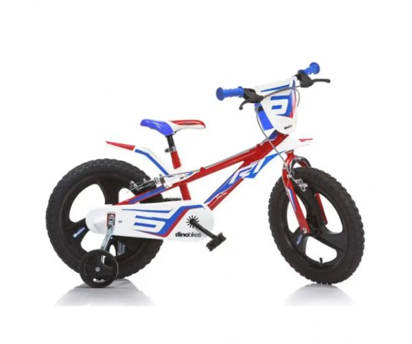 Mountain Bike R1 piros-kék gyerek bicikli 16-os méretben - Dino Bikes kerékpár