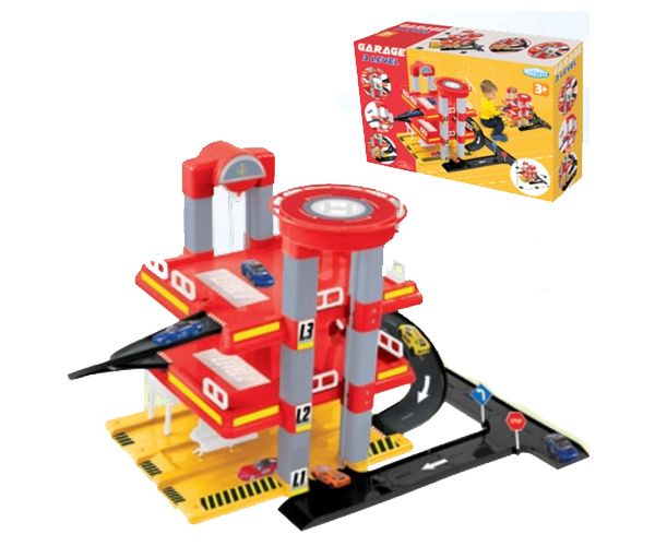 Mochtoys: Garaža sa autićem na 3 kata 59x57x46cm