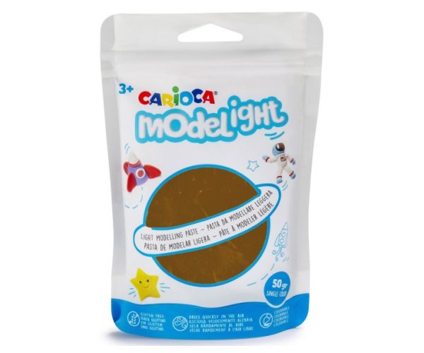Modelight 50g smeđi plastelin - Carioca