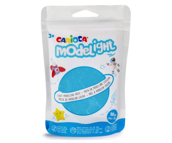 Modelight 50g svijetlo plavi plastelin - Carioca
