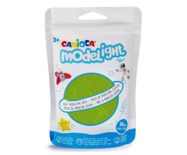 Modelight 50g svijetlo zeleni plastelin - Carioca