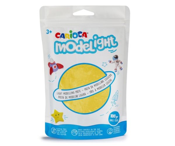Modelight 50g žuti plastelin - Carioca