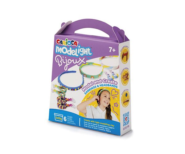 Modellight Bijoux set od plastelina sa narukvicom i trakom za glavu - Carioca