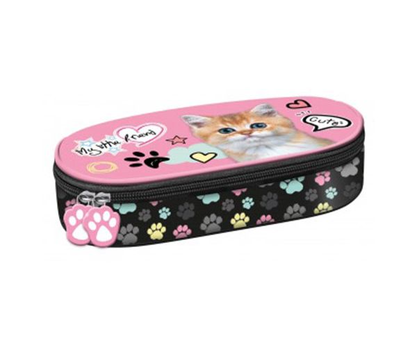 Moj little Friend Cute kitty okrugla pernica