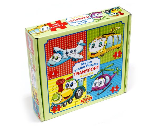 Moj prvi puzzle: U prometu 4 u 1 baby puzzle