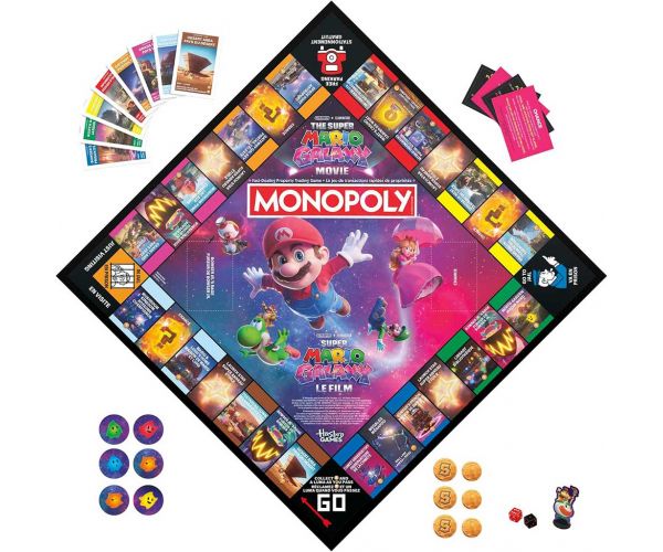 Monopoly Super Mario Galaksija Film društvena igra - Hasbro