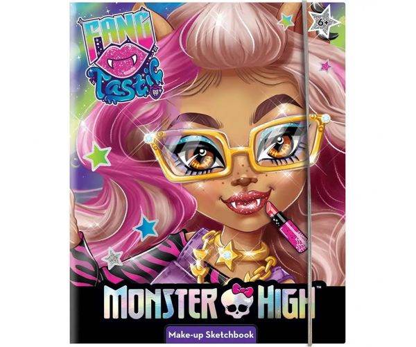 Monster High: Sminkelő és színező foglalkoztató füzet 44 oldalas - Lisciani