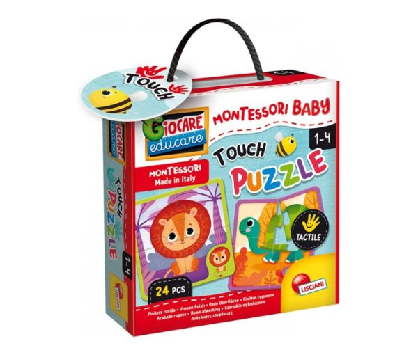Montessori Baby: Touch Puzzle - Állatok