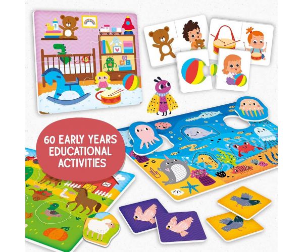 Montessori Baby: Zbirka igračaka s 60 didaktičkih igara - Lisciani