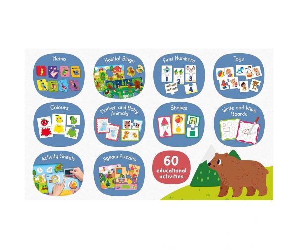 Montessori Baby: Zbirka igračaka s 60 didaktičkih igara - Lisciani