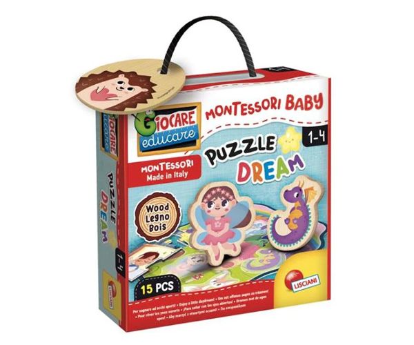 Montessori dječja drvena slagalica - San
