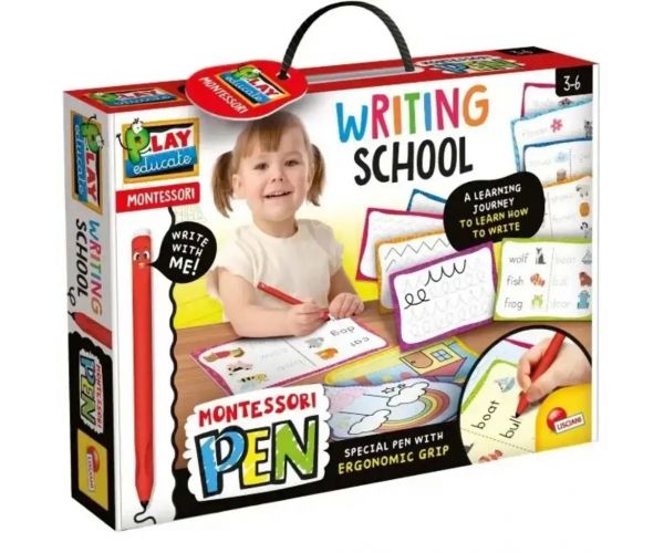 Montessori Pen: Készségfejlesztő szett speciális tollal - Lisciani