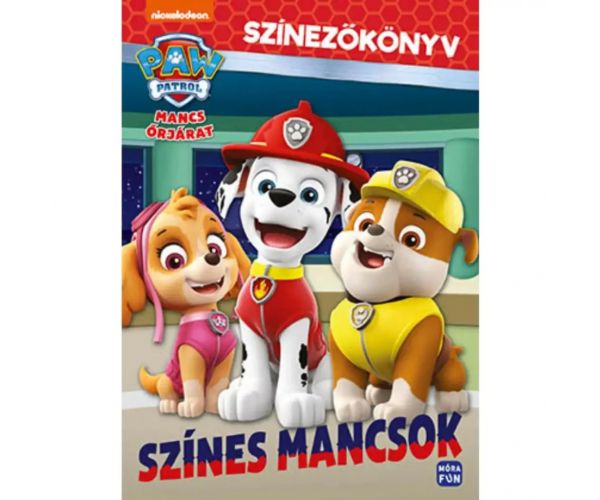 Móra: Mancs Őrjárat - Színes mancsok Színezőkönyv