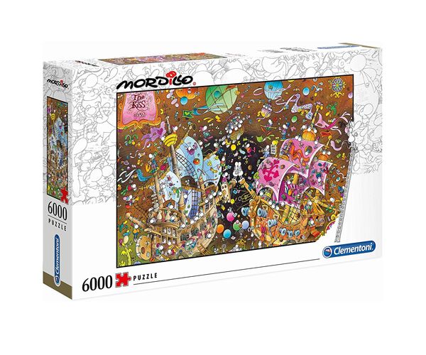 Mordillo poljubac puzzle 6000kom - Clementoni