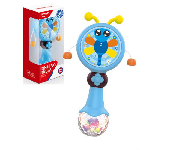 Music World: Bubanj s kuglicama i leptirom 17cm